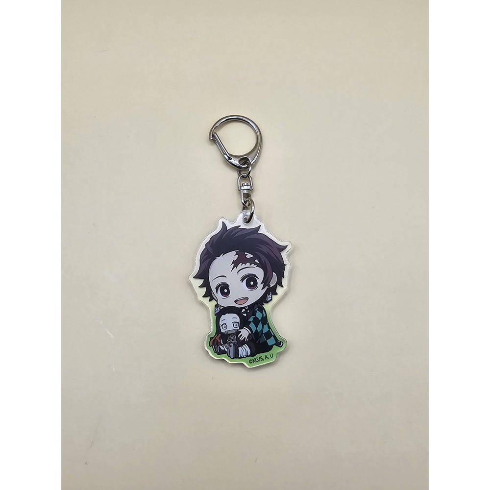 Gyugyutto Acrylic Keychain Demon Slayer: Kimetsu‎ no Yaiba Tanjiro Kamado